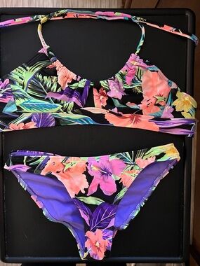 Floral Bikini Top and Bottom